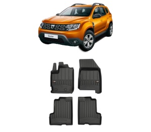 Set covorase presuri DACIA DUSTER SUV Van din 2011-2018, auto, din cauciuc thermoplastic, DACIA - Img 2