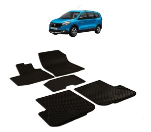 Set covorase presuri DACIA LODGY din 2013, auto, din cauciuc thermoplastic - Img 2