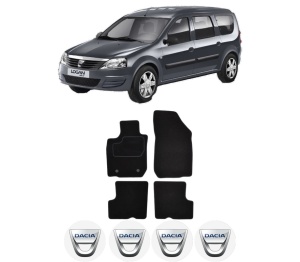 Set Covorase Presuri DACIA LOGAN MCV (KS_) din 2007-2013, Auto, Material Textil Mocheta, DACIA (Copy 1) - Img 2