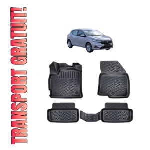 Set covorase presuri DACIA SANDERO III din 2020, auto, din cauciuc thermoplastic - Img 7
