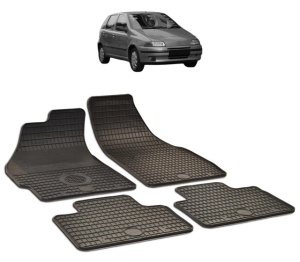 Set covorase presuri FIAT PUNTO din 1999-2005, auto, din cauciuc thermoplastic - Img 2
