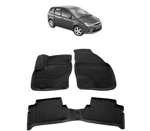 Set covorase presuri FORD C-MAX din 2003-2010, auto, din cauciuc thermoplastic - Img 2