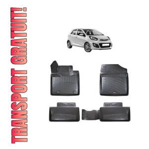 Set covorase presuri KIA PICANTO II din 2011-2017, auto, din cauciuc thermoplastic