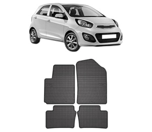Set covorase presuri KIA PICANTO II (TA) din 2011-2017, auto, din cauciuc thermoplastic, KIA - Img 2