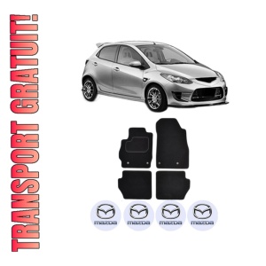 Set Covorase Presuri MAZDA 2 (DE_, DH_) din 2007-2015, Auto, Material Textil Mocheta, MAZDA