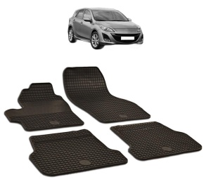 Set covorase presuri MAZDA 3 din 2004-2013, auto, din cauciuc thermoplastic - Img 7