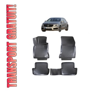 Set covorase presuri MERCEDES A CLASS W176 din 2013-2018, auto, din cauciuc thermoplastic - Img 8