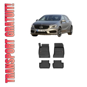 Set covorase presuri MERCEDES-BENZ A-CLASS (W176) din 2012-2018, auto, din cauciuc thermoplastic, MERCEDES-BENZ