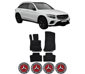 Set Covorase Presuri MERCEDES-BENZ GLC (X253) din 2015-2022, Auto, Material Textil Mocheta, MERCEDES-BENZ - Img 2
