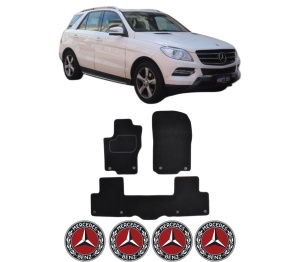 Set Covorase Presuri MERCEDES-BENZ M-CLASS (W166) din 2011-2015, Auto, Material Textil Mocheta, MERCEDES-BENZ - Img 2