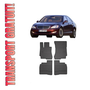 Set covorase presuri MERCEDES-BENZ S-CLASS (W221, V221) din 2005-2013, auto, din cauciuc thermoplastic, MERCEDES-BENZ