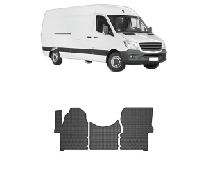 Set covorase presuri MERCEDES-BENZ SPRINTER 3-t Van (B906) din 2006-2018, auto, din cauciuc thermoplastic, MERCEDES-BENZ - Img 2