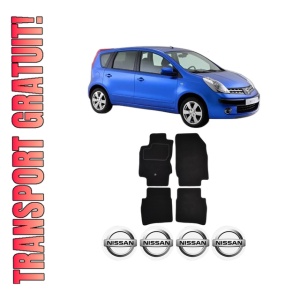 Set Covorase Presuri NISSAN NOTE (E11, NE11) din 2006-2012, Auto, Material Textil Mocheta, NISSAN - Img 1