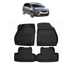 Set covorase presuri OPEL ZAFIRA TOURER C din 2011-2019, auto, din cauciuc thermoplastic - Img 2