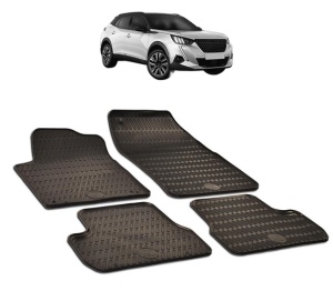 Set covorase presuri PEUGEOT 2008 din 2014-2018, auto, din cauciuc thermoplastic - Img 2