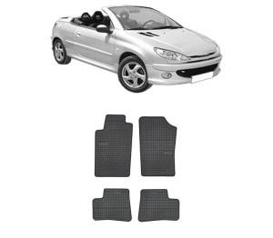 Set covorase presuri PEUGEOT 206 CC (2D) din 2000-2007, auto, din cauciuc thermoplastic, PEUGEOT - Img 2