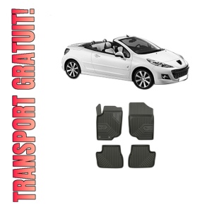 Set covorase presuri PEUGEOT 207 CC (WD_) din 2007-2015, auto, din cauciuc thermoplastic, PEUGEOT