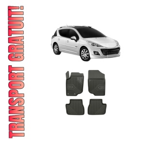 Set covorase presuri PEUGEOT 207 SW Estate Van (WK_) din 2007-2012, auto, din cauciuc thermoplastic, PEUGEOT