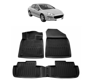 Set covorase presuri PEUGEOT 407 SEDAN din 2004-2011, auto, din cauciuc thermoplastic - Img 2