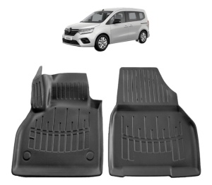 Set covorase presuri RENAULT KANGOO II din 2008-2020, auto, din cauciuc thermoplastic - Img 2