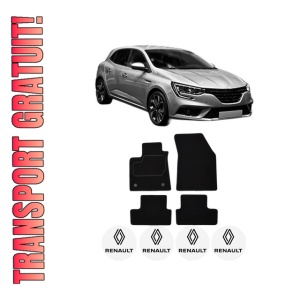 Set Covorase Presuri RENAULT MEGANE IV Hatchback (B9A/M/N_) din 2015-2021, Auto, Material Textil Mocheta, RENAULT