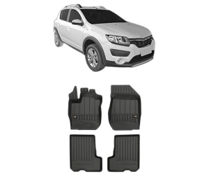 Set covorase presuri RENAULT SANDERO/STEPWAY II (B8_) din 2013-2019, auto, din cauciuc thermoplastic, RENAULT - Img 2
