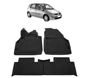 Set covorase presuri RENAULT SCENIC II din 2003-2009, auto, din cauciuc thermoplastic - Img 2