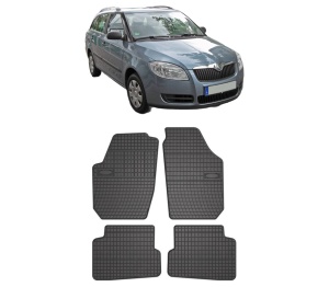 Set covorase presuri SKODA FABIA II Combi (545) din 2007-2014, auto, din cauciuc thermoplastic, SKODA - Img 2
