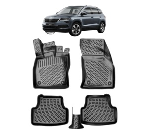 Set covorase presuri SKODA KAROQ din 2017, auto, din cauciuc thermoplastic - Img 2