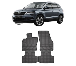 Set covorase presuri SKODA KAROQ (NU7, ND7) din 2017-2020, auto, din cauciuc thermoplastic, SKODA - Img 2