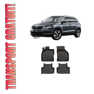 Set covorase presuri SKODA KAROQ (NU7, ND7) din 2017-2020, auto, din cauciuc thermoplastic, SKODA