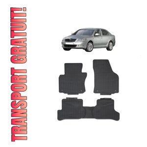 Set covorase presuri SKODA Octavia II din 2004-2013, auto, din cauciuc thermoplastic - Img 8