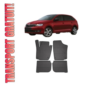 Set covorase presuri SKODA RAPID Spaceback (NH1) din 2012-2019, auto, din cauciuc thermoplastic, SKODA