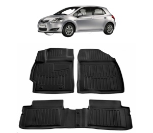 Set covorase presuri TOYOTA AURIS E150 din 2007-2012, auto, din cauciuc thermoplastic - Img 7