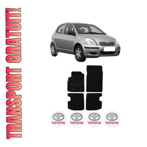 Set Covorase Presuri TOYOTA YARIS (_P1_) din 1999-2005, Auto, Material Textil Mocheta, TOYOTA