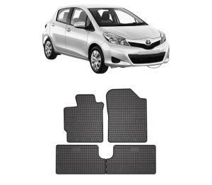 Set covorase presuri TOYOTA YARIS (_P13_) din 2010-2020, auto, din cauciuc thermoplastic, TOYOTA - Img 2