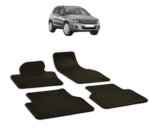 Set covorase presuri Volkswagen TIGUAN din 2007-2016, auto, din cauciuc thermoplastic - Img 7