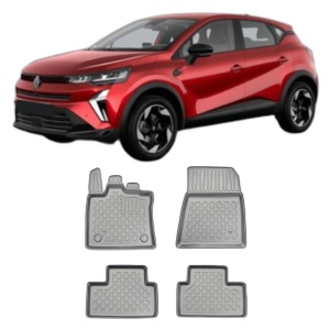 Set covorase RENAULT CAPTUR II MHEV FACELIFT din 07.2024 - Prezent, covorase tavita, caroserie SUV, compatibile cu autoturismul RENAULT CAPTUR II MHEV FACELIFT, ARISTAR - Img 2