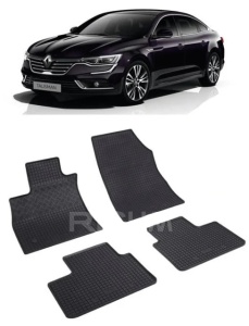 Set covorase Renault Talisman Sedan 01.2016 - prezent si 4 stickere rotunde Renault accesorii pentru autoturismul tau - masina v4474