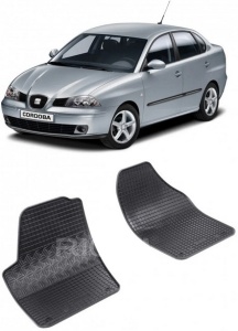 Set covorase Seat Cordoba 01.2003 - 2008 si 4 stickere rotunde Seat accesorii pentru autoturismul tau - masina v4455