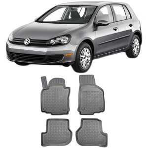 Set covorase VOLKSWAGEN GOLF 6, din 06.2007 - 09.2012, covorase tavita, caroserie HATCHBACK, compatibile cu autoturismul VOLKSWAGEN GOLF 6, ARISTAR - Img 2