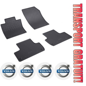 Set covorase Volvo XC60 II SUV 07.2017 - prezent si 4 stickere rotunde Volvo