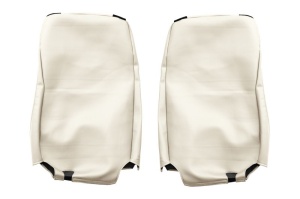 Set Huse Scaune Camion Tir DAF XF 105 din 2005-2013, Auto, Model ELEGANCE S, Culoare Sampanie, 4x Stickere auto cu DAF - Img 3