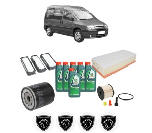 Set Pachet filtre revizie Bosch, 6 litrii ulei Castrol 10W40 PEUGEOT EXPERT (224_) 2.0 HDi din 2000-2006, 4x Stickere auto cu PEUGEOT - Img 2
