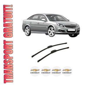 Set stergatoare auto CHEVROLET VECTRA din 1998-2005, pentru parbriz auto, 2 bucati, Bosch Aerotwin Retrofit, din cauciuc siliconat rezistent, 4 Stickere Auto CHEVROLET