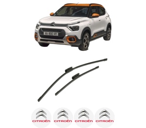 Set stergatoare auto CITROEN C3 ORIGIN III (SX) din 2024, pentru parbriz auto, 2 bucati, Bosch Aerotwin Multi, din cauciuc siliconat rezistent, 4 Stickere Auto CITROEN - Img 2