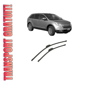 Set stergatoare auto FORD EDGE (U387) din 2006-2015, pentru parbriz auto, 2 bucati, Bosch Aerotwin Retrofit, din cauciuc siliconat rezistent, 4 Stickere Auto FORD