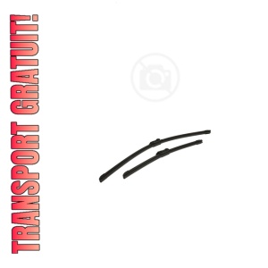 Set stergatoare auto HAVAL H2 din 2015, pentru parbriz auto, 2 bucati, Bosch Aerotwin, din cauciuc siliconat rezistent, 4 Stickere Auto HAVAL