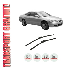 Set stergatoare auto HONDA ACCORD VI Coupe (CG) din 1998-2003, pentru parbriz auto, 2 bucati, Bosch Aerotwin Retrofit, din cauciuc siliconat rezistent, 4 Stickere Auto HONDA
