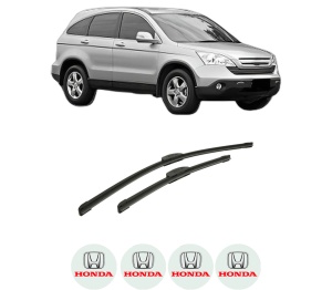 Set stergatoare auto HONDA CR-V III (RE_) din 2006-2012, pentru parbriz auto, 2 bucati, Bosch Aerotwin Retrofit, din cauciuc siliconat rezistent, 4 Stickere Auto HONDA - Img 2